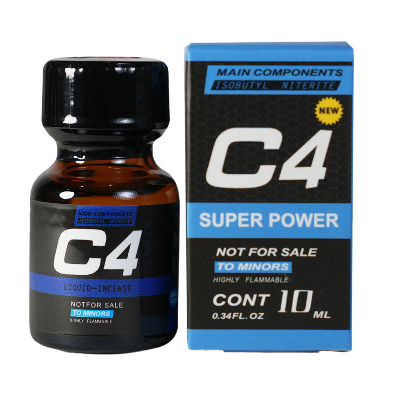 Chai hít kích thích Popper C4 Blue 10ml chính hãng Mỹ USA PWD