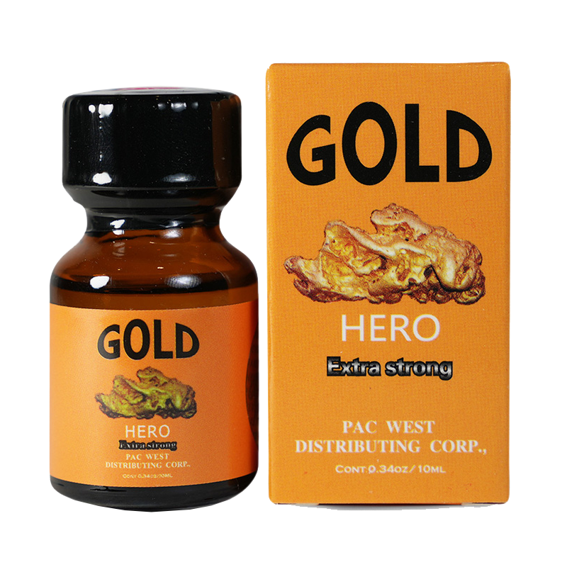 Chai hít kích thích Popper Gold Hero Extra Strong 10ml chính hãng cho Top Bot