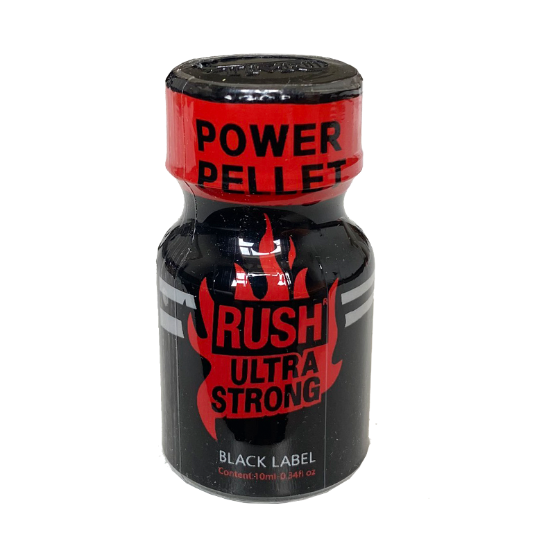 Chai hít kích thích Popper Rush Ultra Strong Black Label 10ml chính hãng Mỹ USA PWD