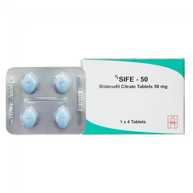 Thuốc Sife 50mg Ấn Độ điều trị rối loạn cương dương